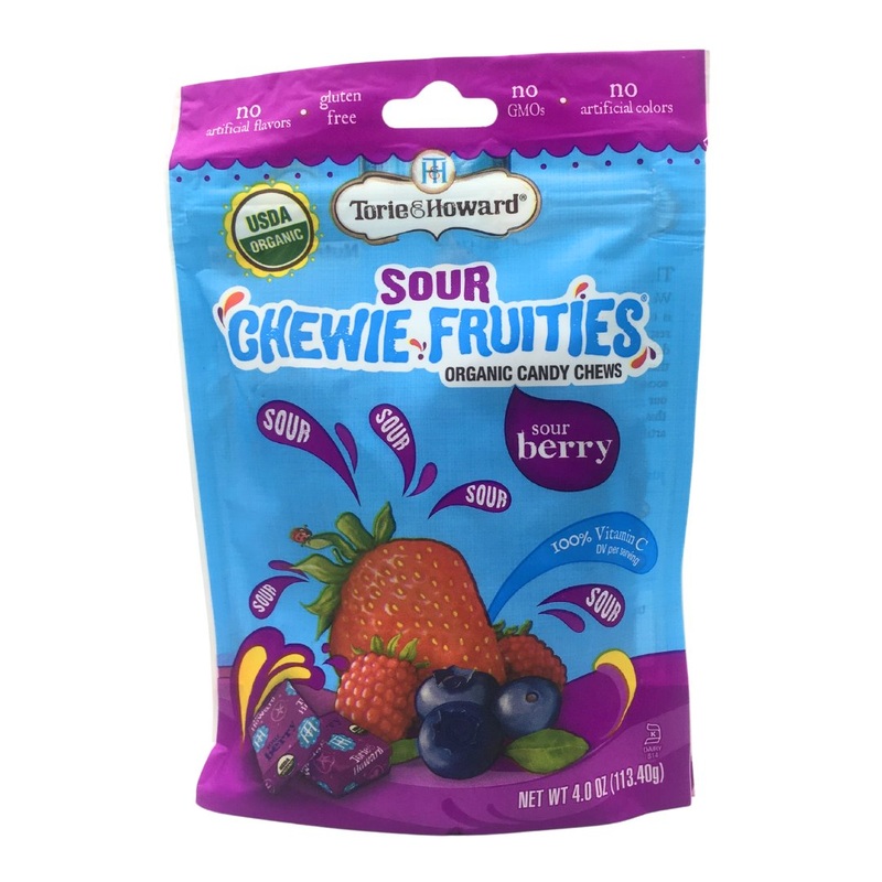 Torie & Howard Organic Chewy Sour Candies – Berry (113g)