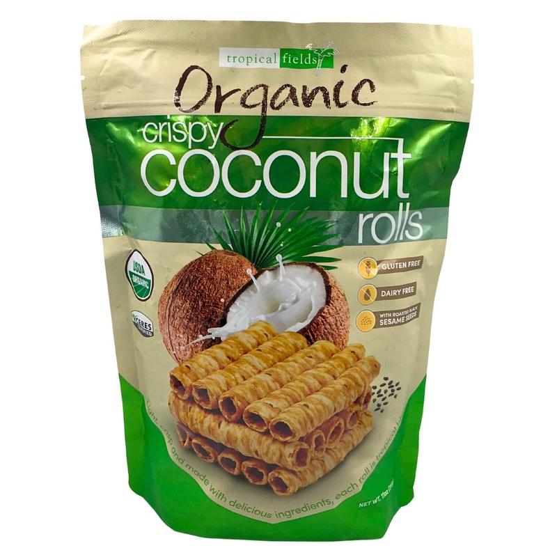 Tropical Fields Organic Crispy Coconut Rolls (312g)