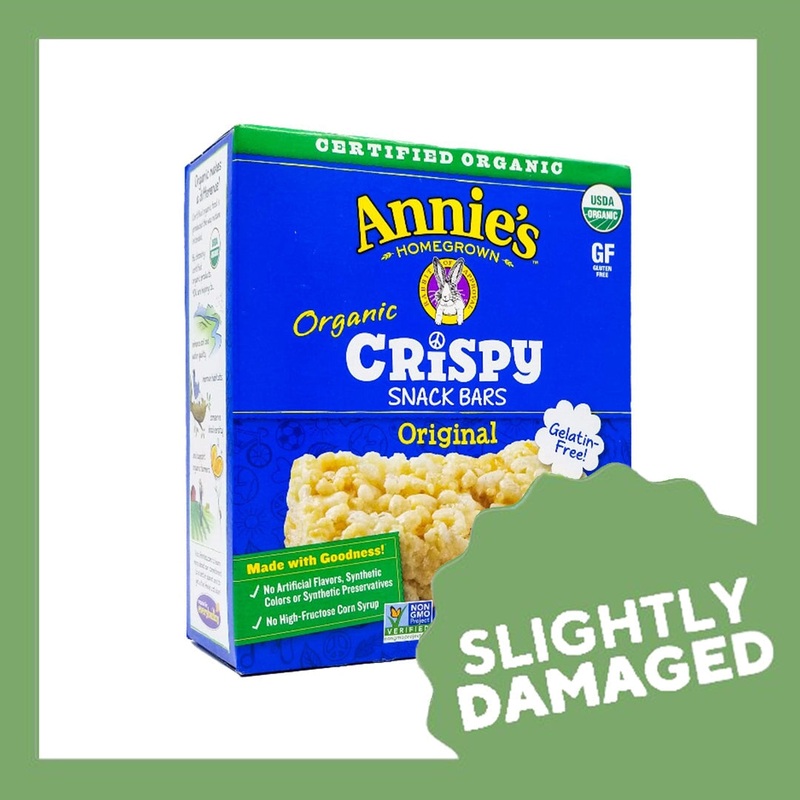 Annie’s Organic Crispy Snack Bar – Original (110g) – Slightly Damaged
