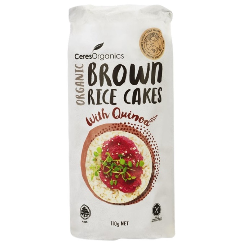 Ceres Organics Brown Rice Cakes – With Quinoa (110g)