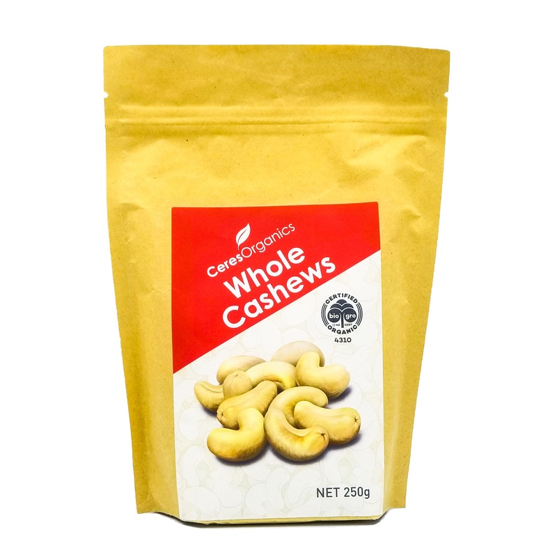Ceres Organics Whole Cashews (250g)