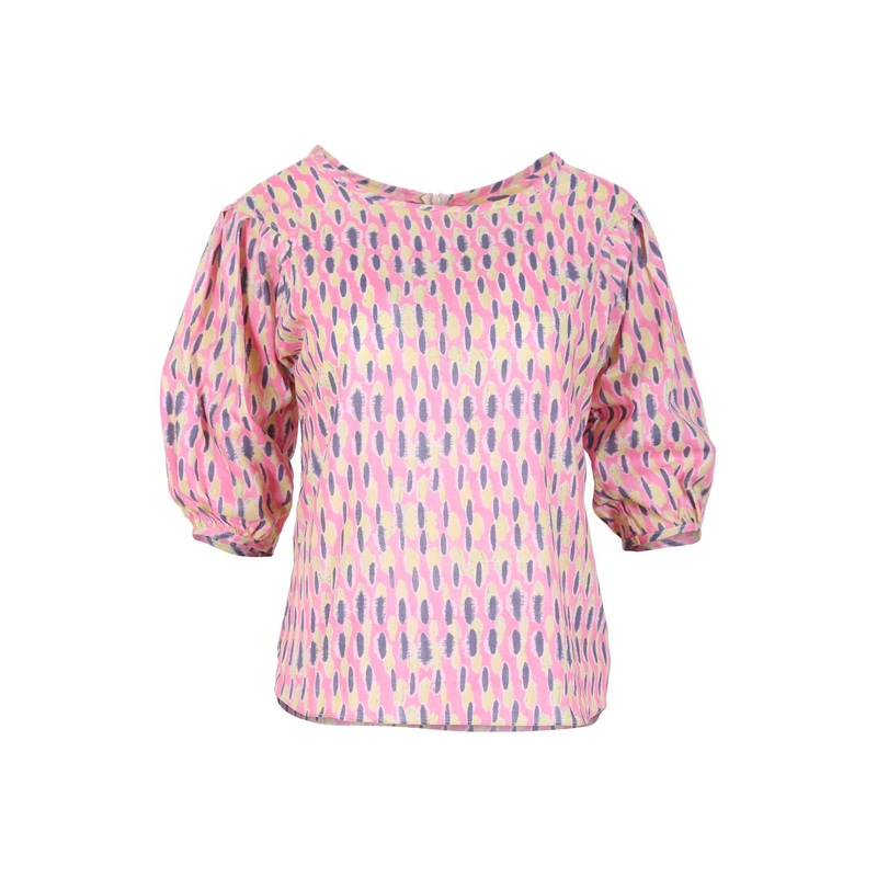 Ibiza Blouse Watermelon in Cotton