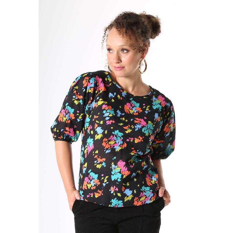 Paradise Blouse in Seersucker