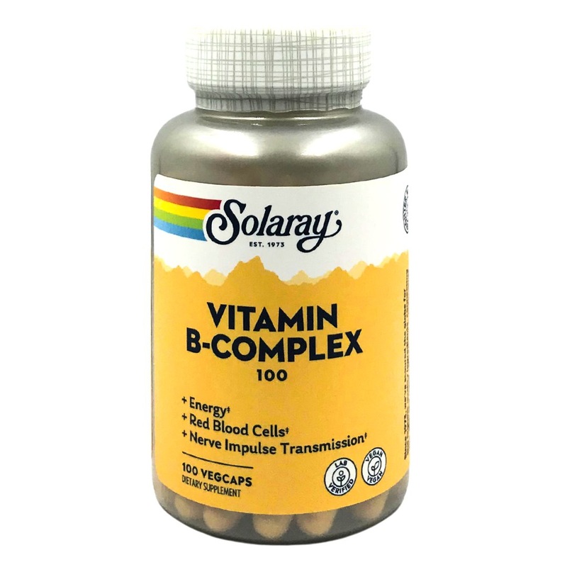 Solaray Vitamin B Complex 100 (100 veg caps)