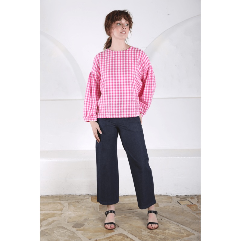 Suzanna Havana Blouse Orchid Pink in Cotton