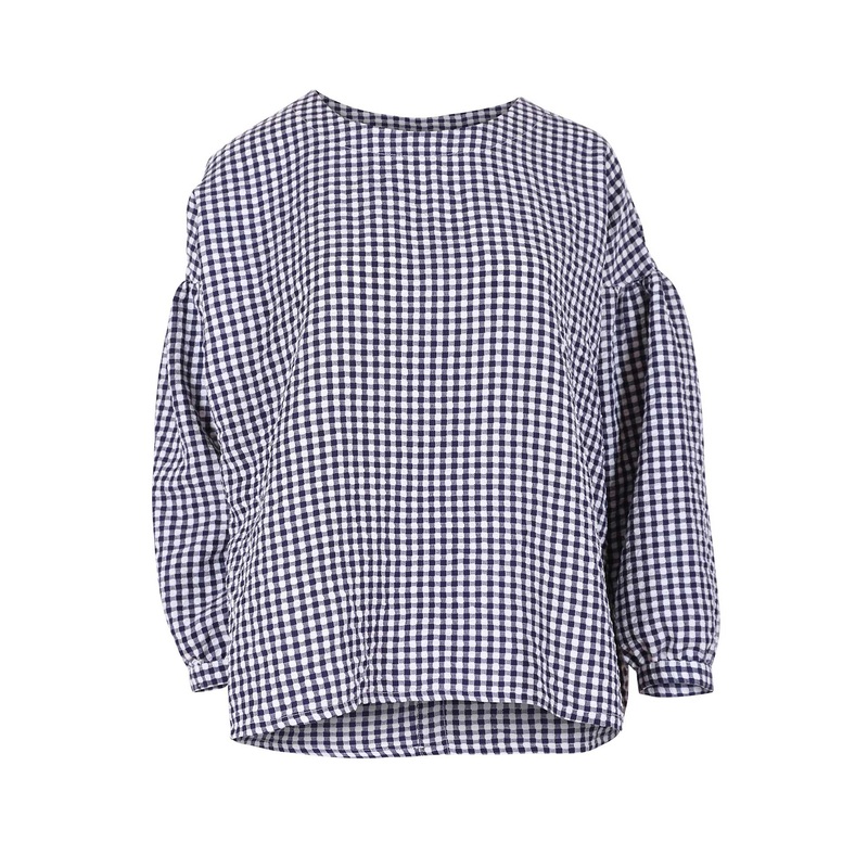 Suzanna Marrakesh Blouse Navy in Cotton