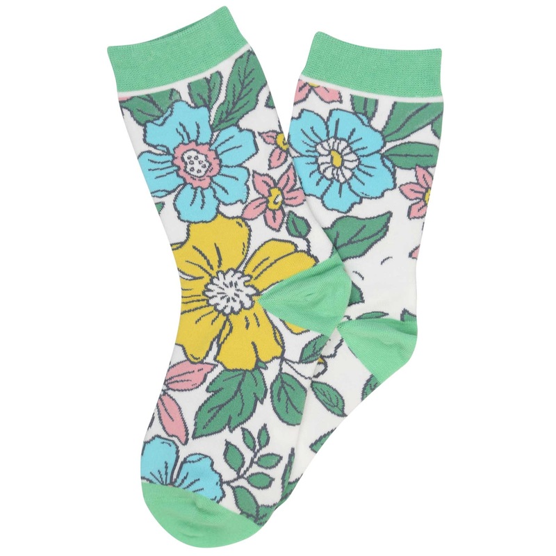 Aloha Cotton Socks Green