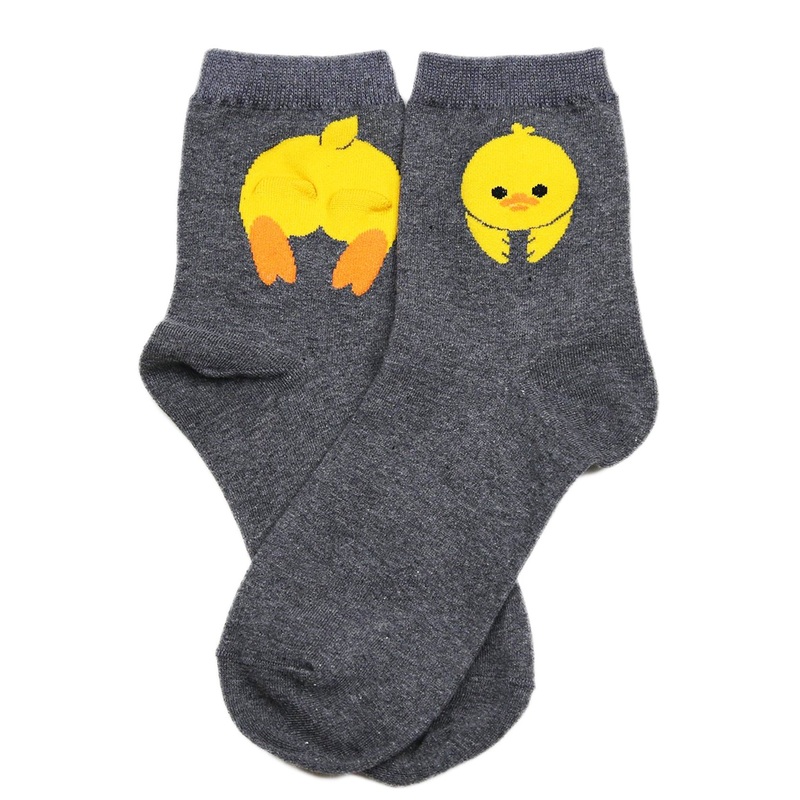 Cheeky Chick Cotton Socks Grey