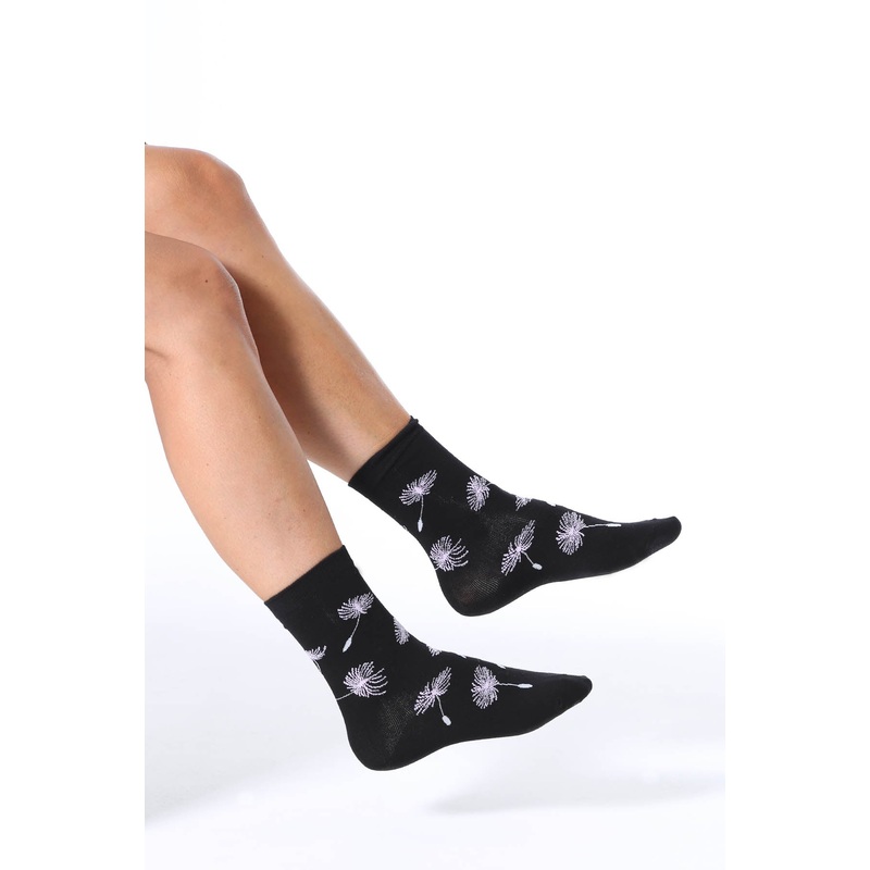 Dandelion Socks Black