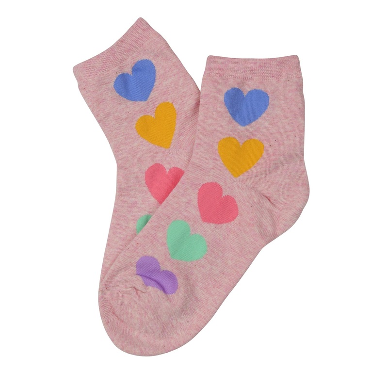 Home Sweet Home Cotton Socks Pink