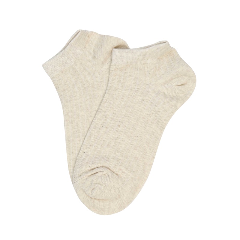 Jane Cotton Ankle Socks Ivory