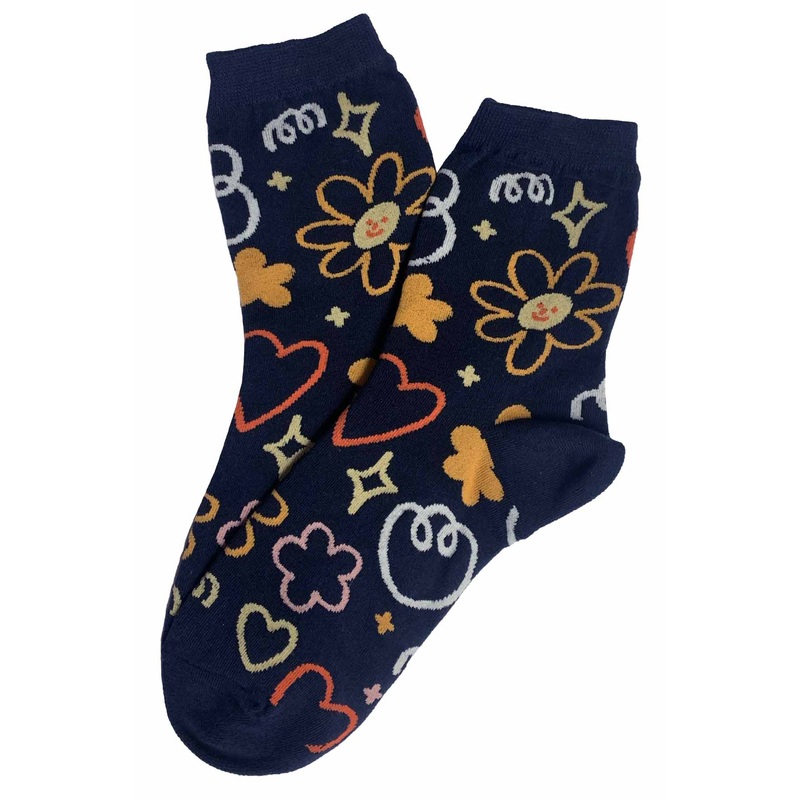 Party Socks Navy