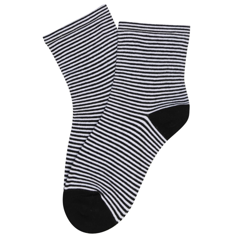 Striped Sailor Socks Black