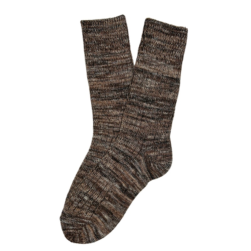 Olivette Knit Socks Brown