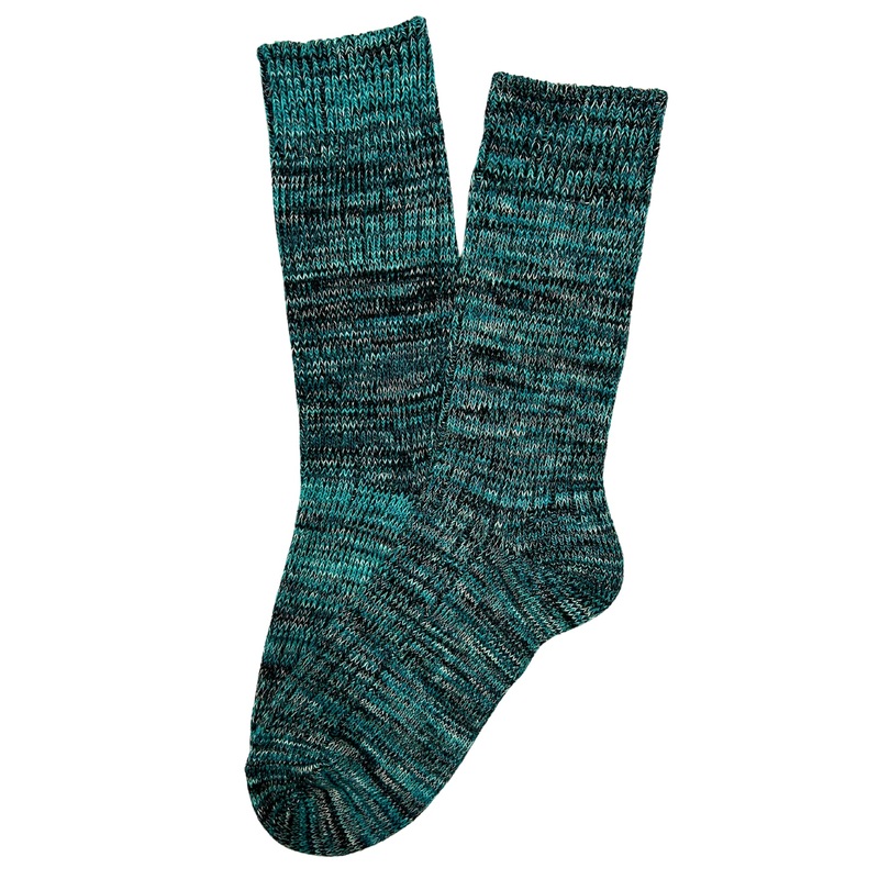 Olivette Knit Socks Green
