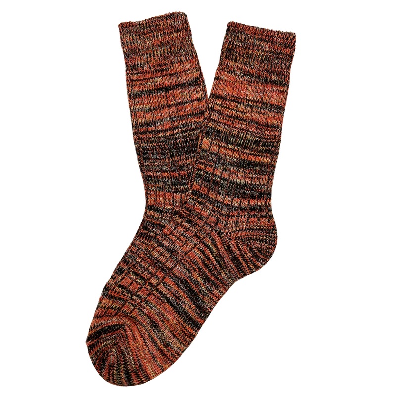 Olivette Knit Socks Orange
