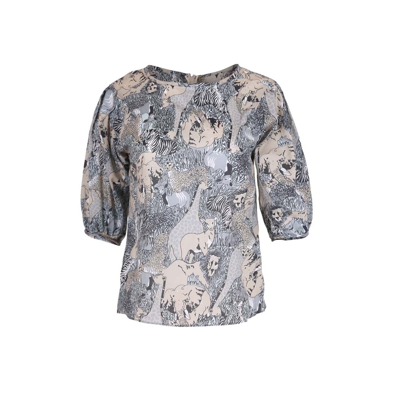 Samba Blouse Grey in Cotton
