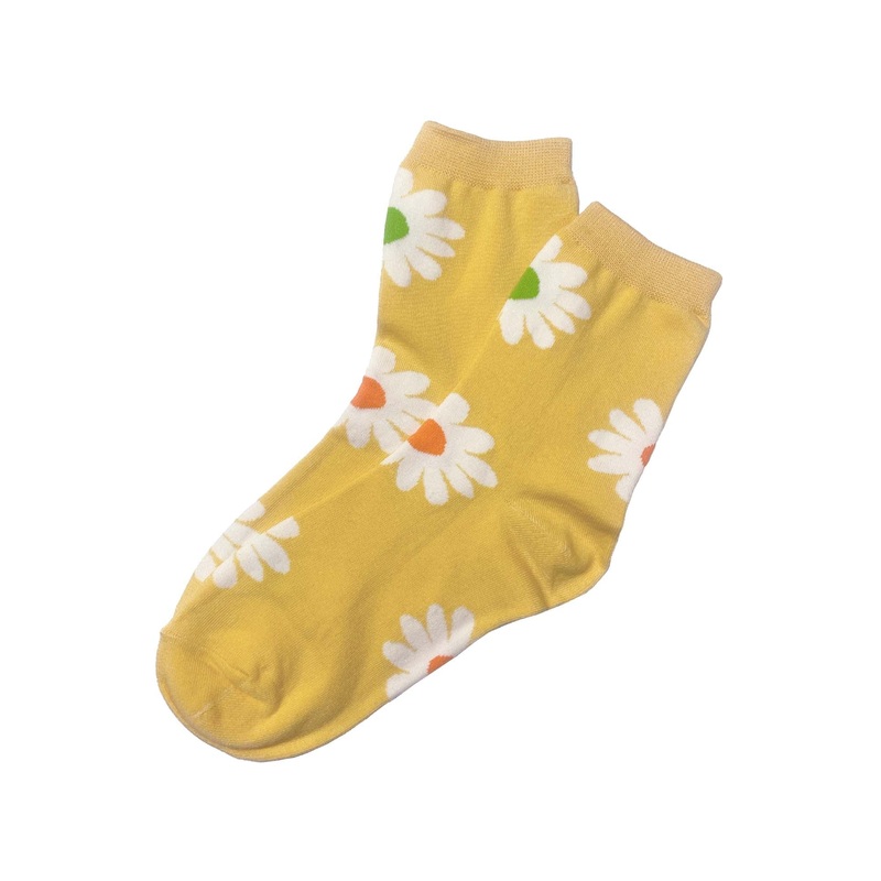 Yellow Giant Daisy Socks