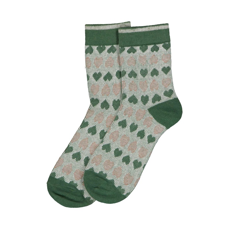 Be My Valentine Socks Green