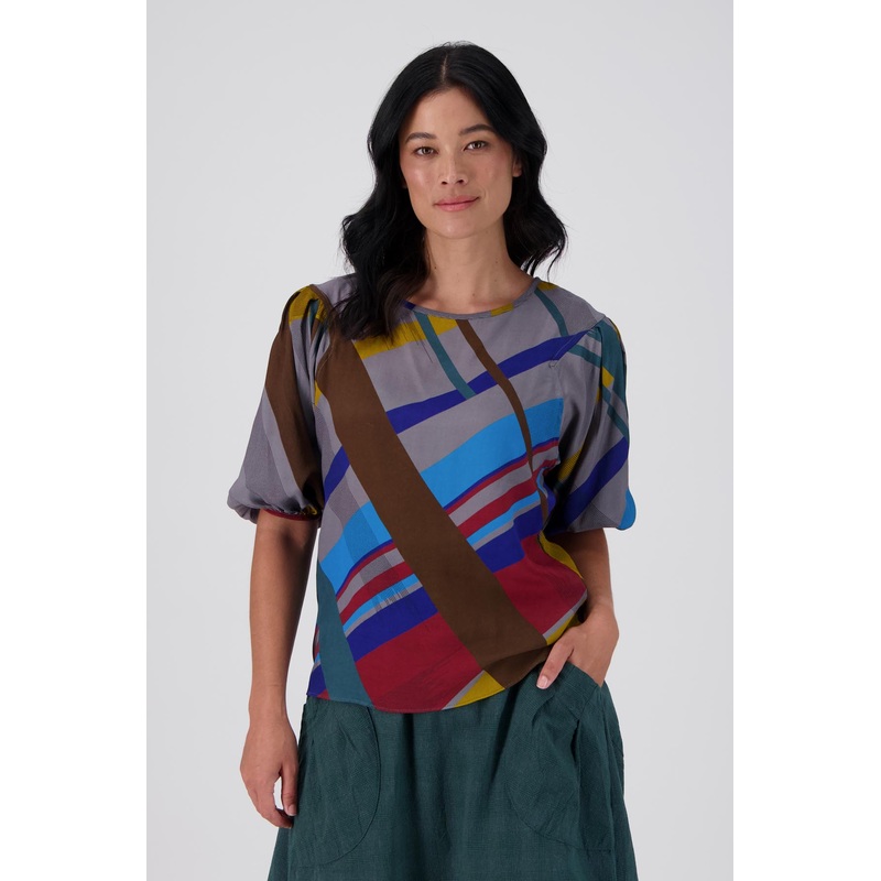 Crossroads Blouse Primary in Viscose