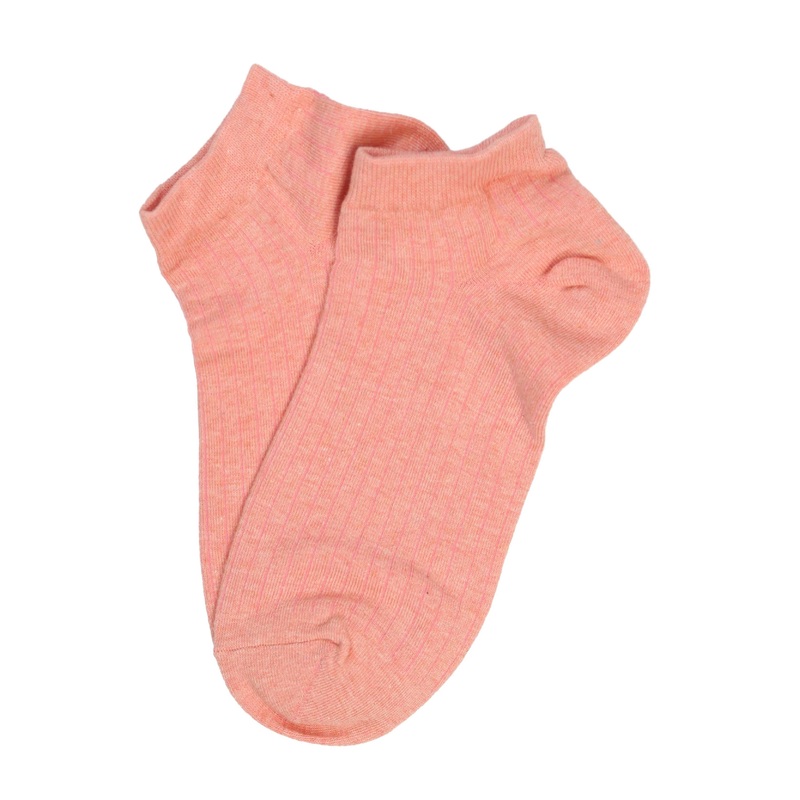 Jane Cotton Ankle Socks Coral