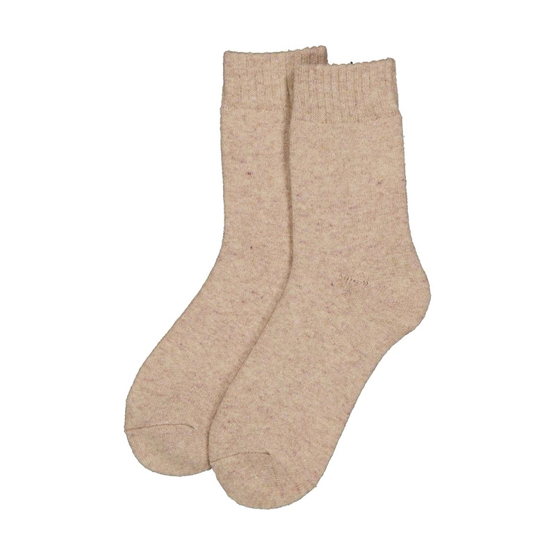 Plush Wool Socks Oat
