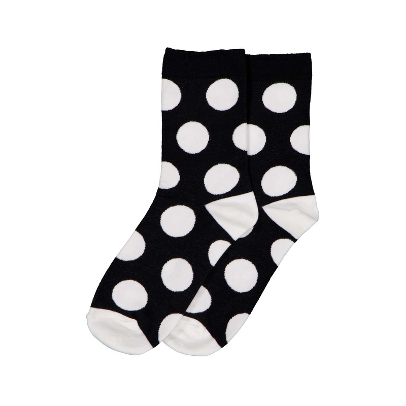 Polka Chic Socks Black