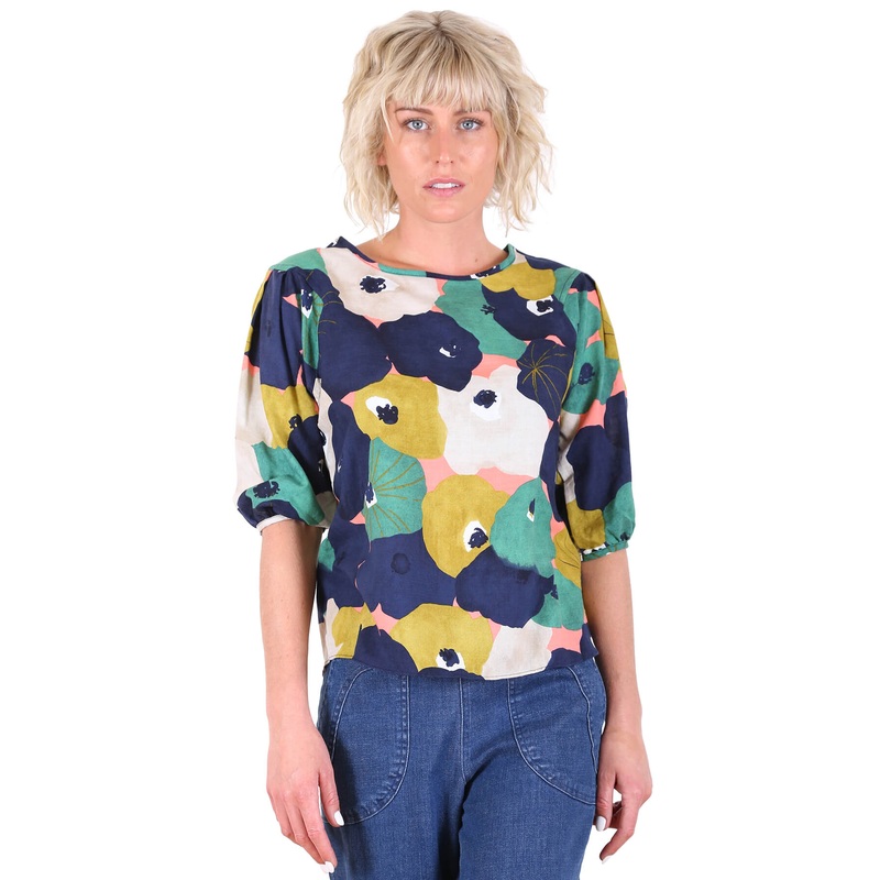 Renmark Bloom Blouse Green