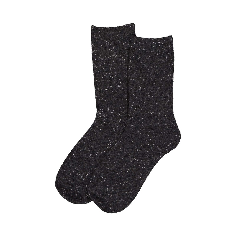 Speckled Wool Socks Charcoal