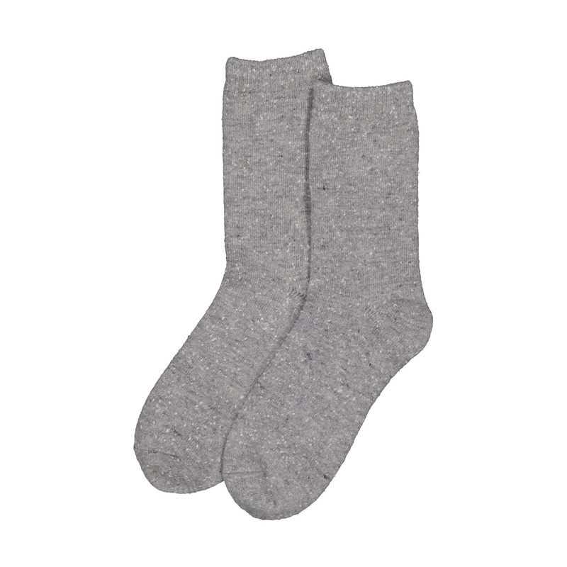 Speckled Wool Socks Grey