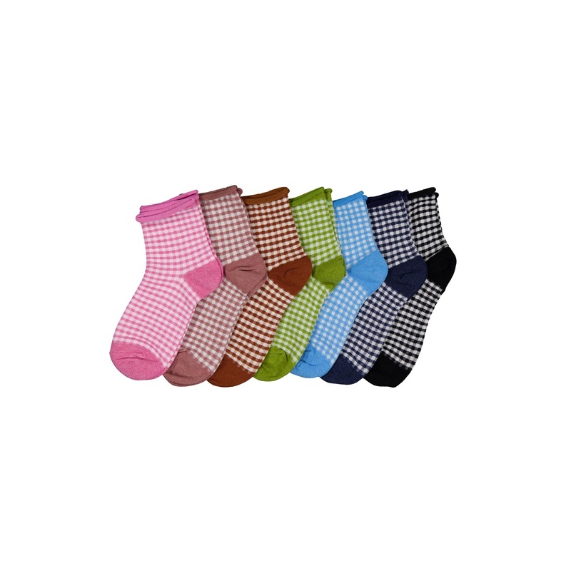 Gilda Gingham Socks (Dozen)