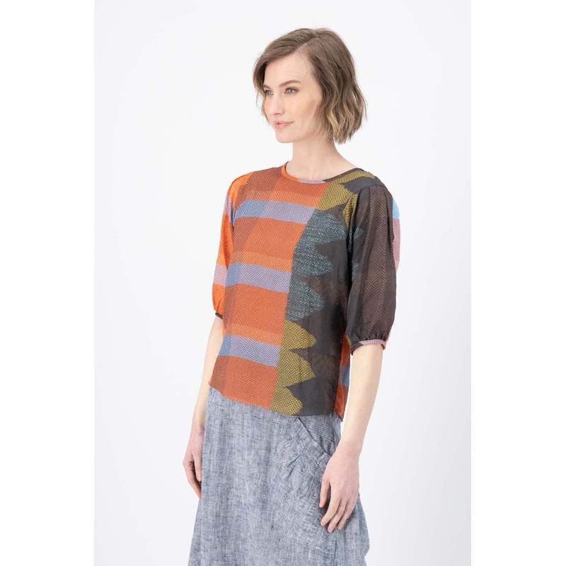 Jada Blouse in Seersucker