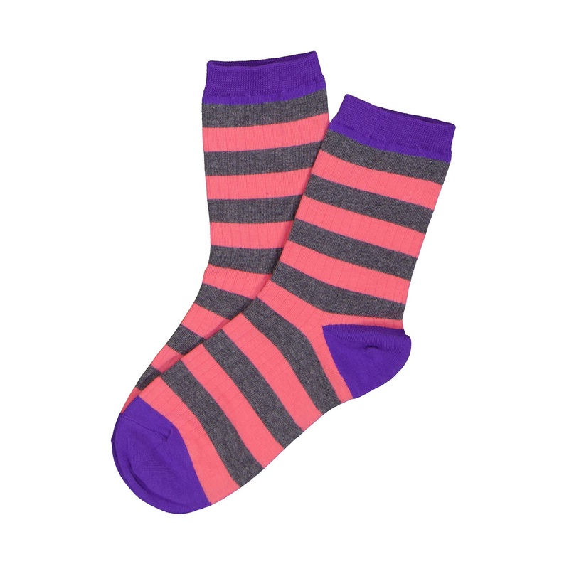 Stripy Socks Purple/Pink