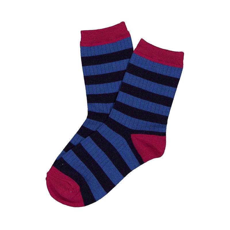 Stripy Socks Red/Blue