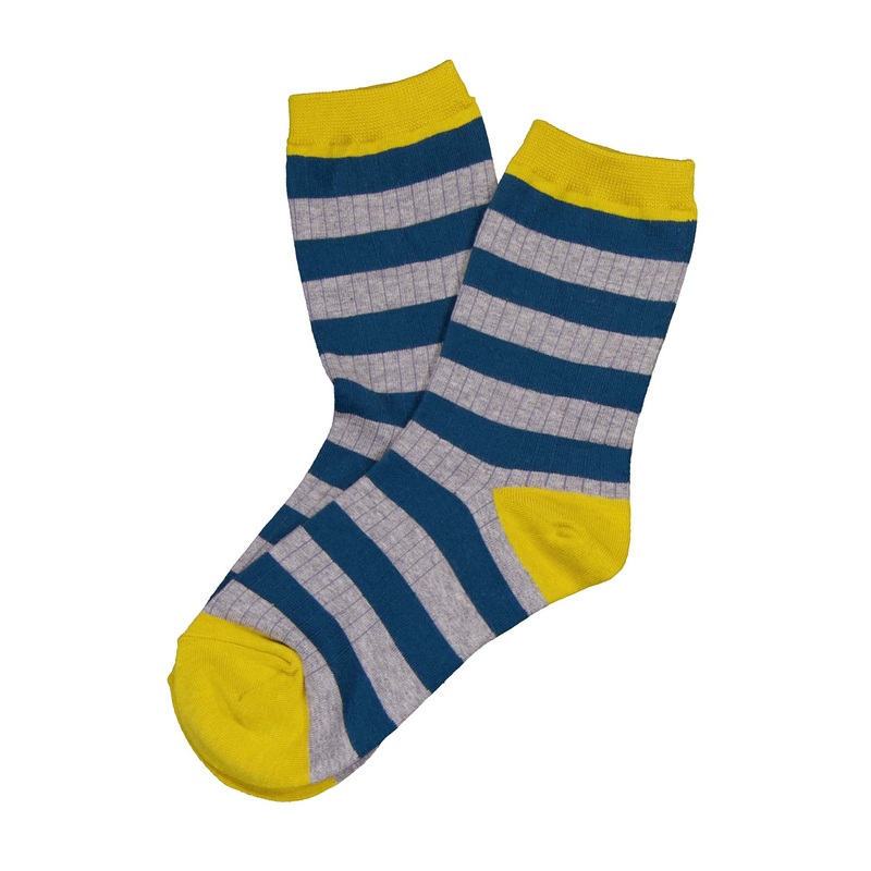 Stripy Socks Yellow/Navy