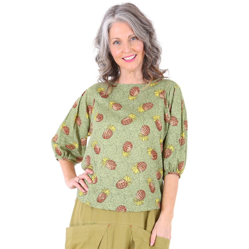 Mimosa Blouse in Cotton Blend