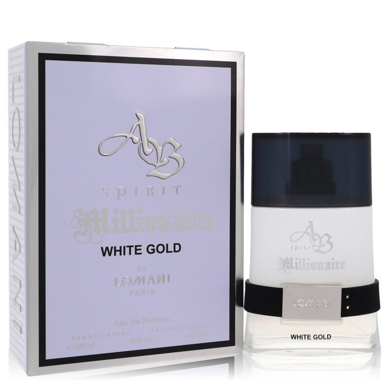Ab Spirit Millionaire White Gold Eau De Parfum Spray by Lomani