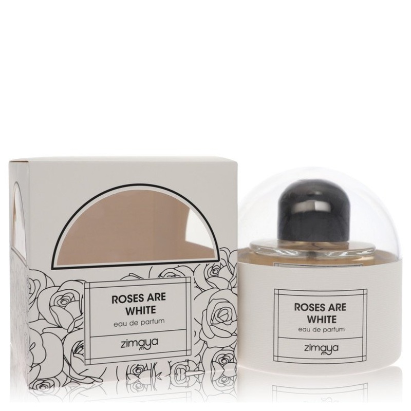 Afnan Zimaya Roses Are White Eau De Parfum Spray (Unisex) by Afnan