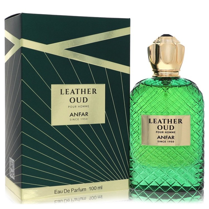 Anfar Leather Oud Eau De Parfum Spray by Anfar