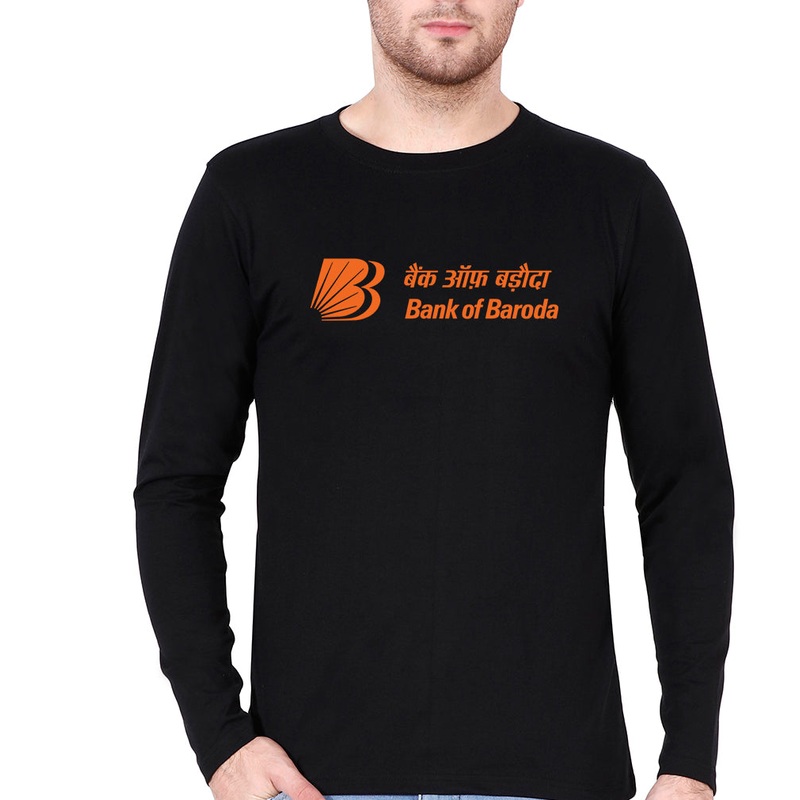 Bank of Baroda Full Sleeves T-Shirt for Men EMC50259000732