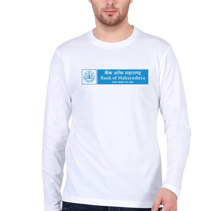 Bank of Maharashtra Full Sleeves T-Shirt for Men EMC50259000730