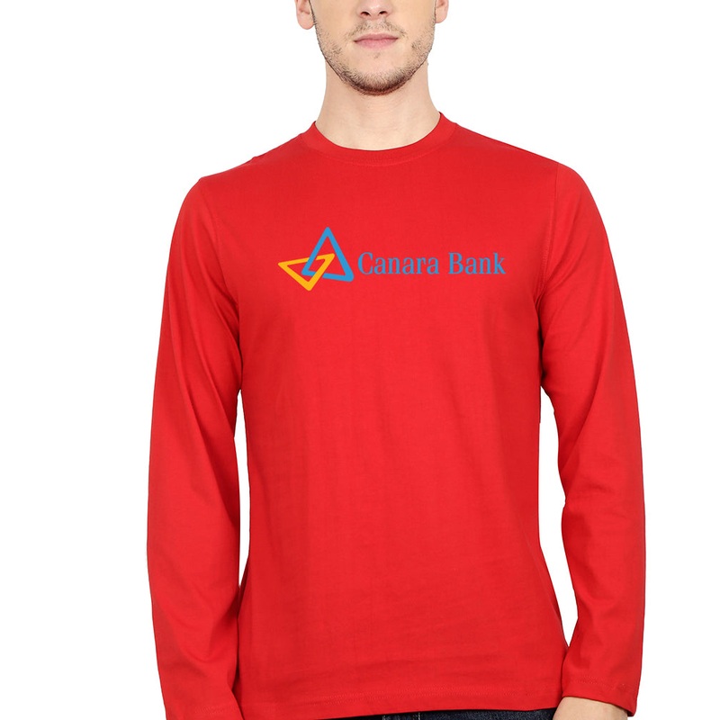Canara Bank Full Sleeves T-Shirt for Men