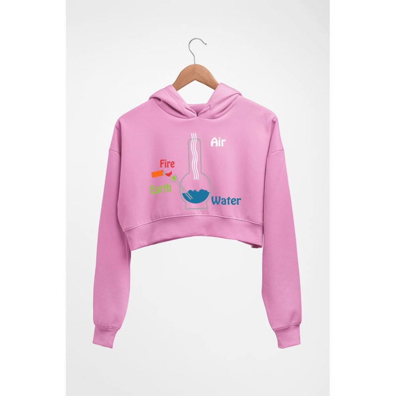 Element Bong Crop HOODIE FOR WOMEN