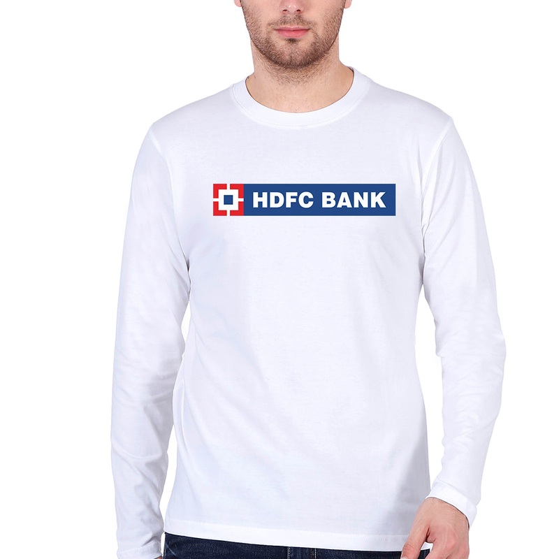 HDFC Bank Full Sleeves T-Shirt for Men EMC50259000724