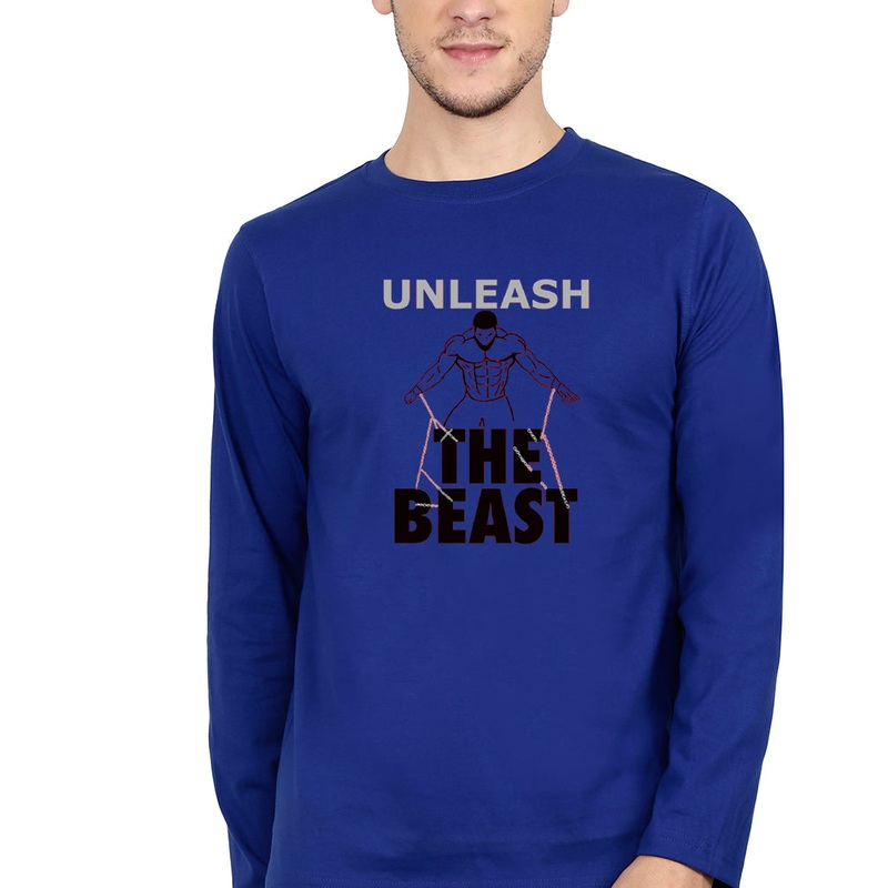 Gym Beast Full Sleeves T-Shirt for Men EMC50259000421