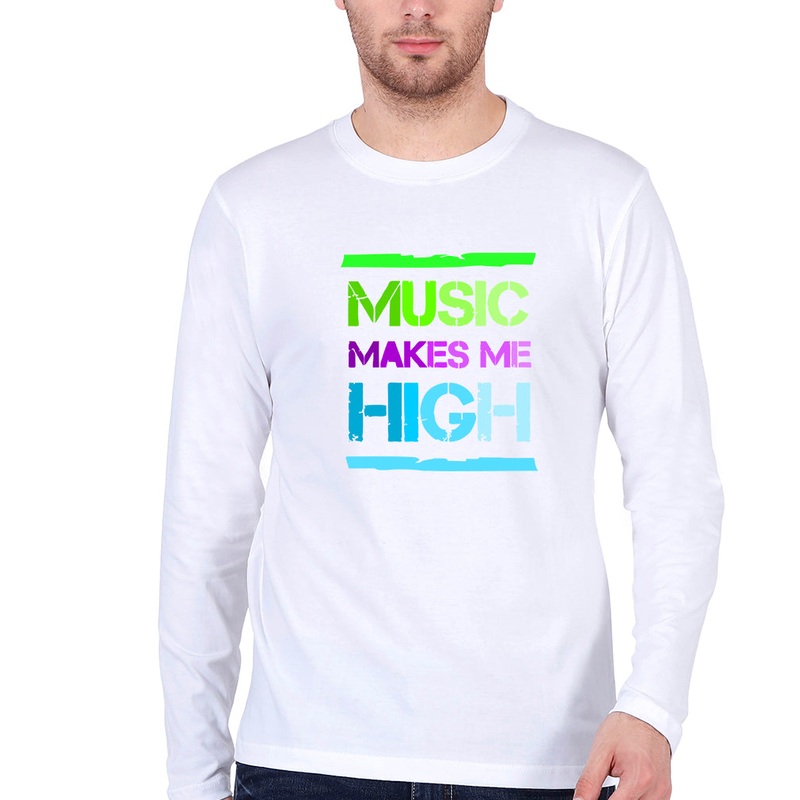 Music Full Sleeves T-Shirt for Men EMC50259000425