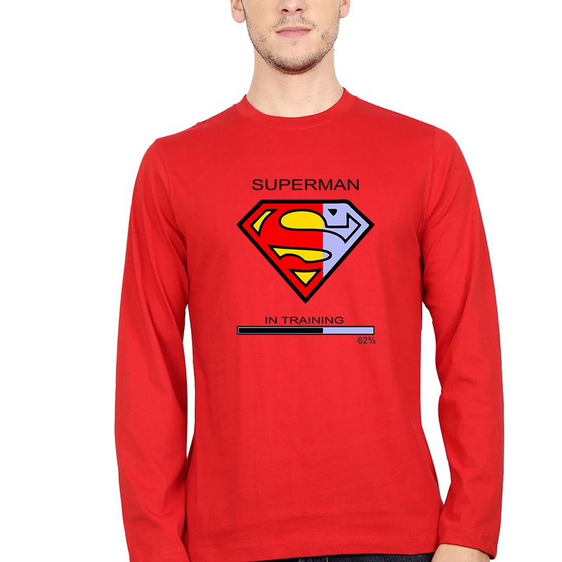 Superman Gym Full Sleeves T-Shirt for Men
