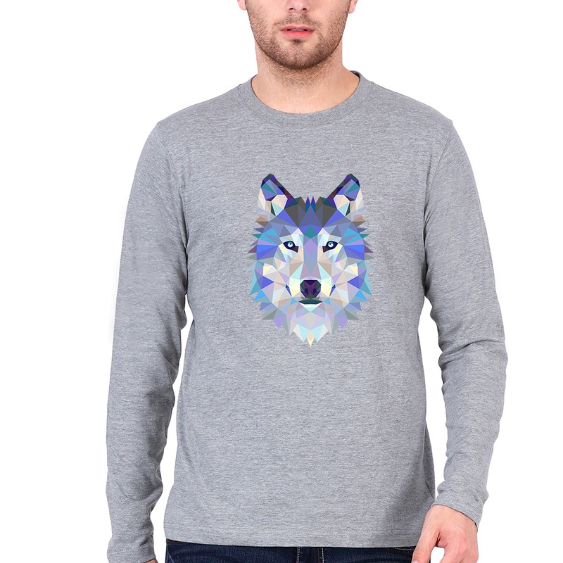 Wolf Full Sleeves T-Shirt for Men EMC50259000428