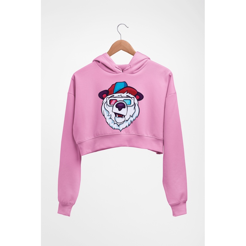 Bear Crop HOODIE FOR WOMEN EMC50259000354