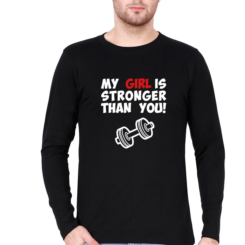 Gym Funny Full Sleeves T-Shirt for Men EMC50259000269